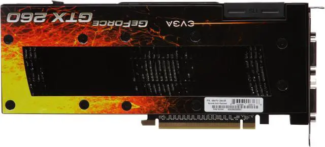 Alt view image 4 of 6 - EVGA 896-P3-1266-AR GeForce GTX 260 FTW Edition 896MB 448-bit GDDR3 PCI Express 2.0 x16 HDCP Ready SLI Supported Video Card