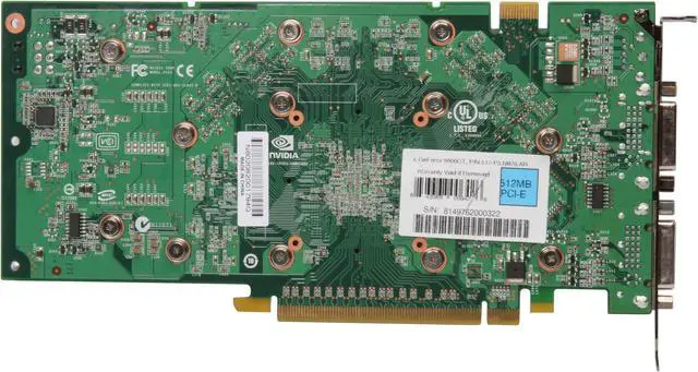 Alt view image 4 of 6 - EVGA 512-P3-N976-AR GeForce 9800 GT Superclocked Edition 512MB 256-bit GDDR3 PCI Express 2.0 x16 HDCP Ready SLI Supported Video Card