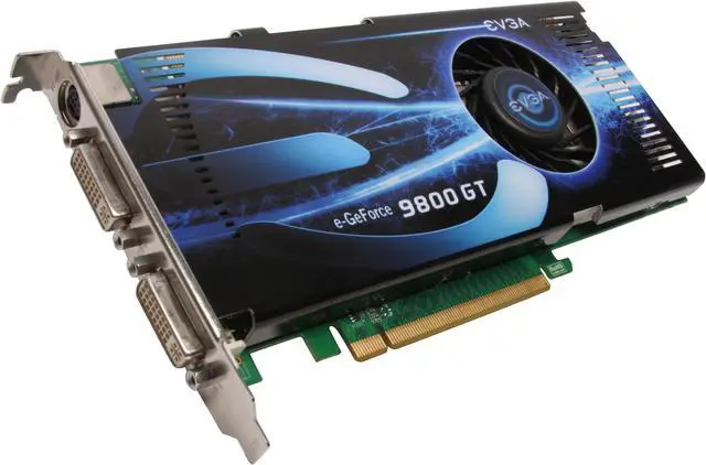 Main image of EVGA GeForce 9800 GT 512MB GDDR3 PCI Express 2.0 x16 SLI Support Graphics Card 512-P3-N975-AR