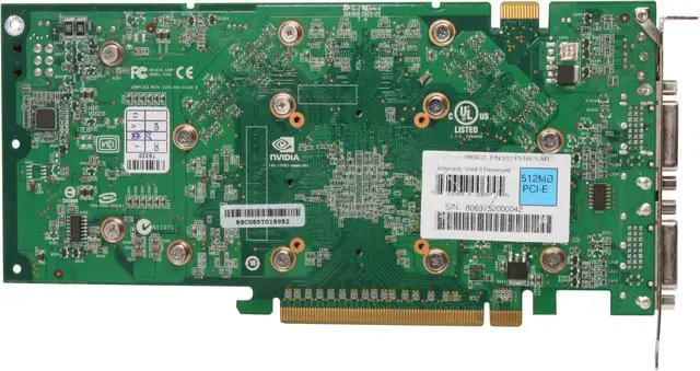 Alt view image 4 of 6 - EVGA GeForce 9800 GT 512MB GDDR3 PCI Express 2.0 x16 SLI Support Graphics Card 512-P3-N975-AR