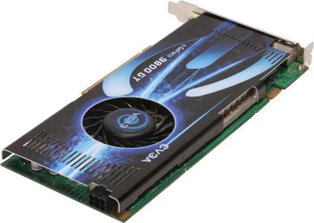 Alt view image 5 of 6 - EVGA GeForce 9800 GT 512MB GDDR3 PCI Express 2.0 x16 SLI Support Graphics Card 512-P3-N975-AR