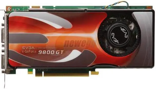 Alt view image 3 of 6 - EVGA GeForce 9800 GT 1GB GDDR3 PCI Express 2.0 x16 SLI Support Graphics Card 01G-P3-N983-AR