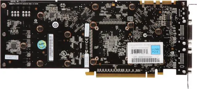 Alt view image 4 of 5 - EVGA 512-P3-N874-AR GeForce 9800 GTX+ Superclocked Edition 512MB 256-bit GDDR3 PCI Express 2.0 x16 HDCP Ready SLI Supported Video Card