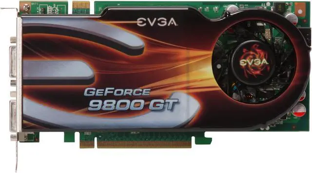 Alt view image 3 of 6 - EVGA GeForce 9800 GT 1GB GDDR3 PCI Express 2.0 x16 SLI Support Graphics Card 01G-P3-N972-TR