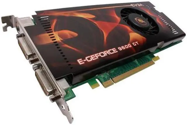 Main image of EVGA GeForce 9600 GT 512MB GDDR3 PCI Express 2.0 x16 SLI Support Graphics Card 512-P3-N861-TR