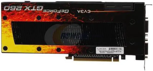 Alt view image 4 of 6 - EVGA 896-P3-1265-AR GeForce GTX 260  Core 216 896MB 448-bit GDDR3 PCI Express 2.0 x16 HDCP Ready SLI Supported Video Card
