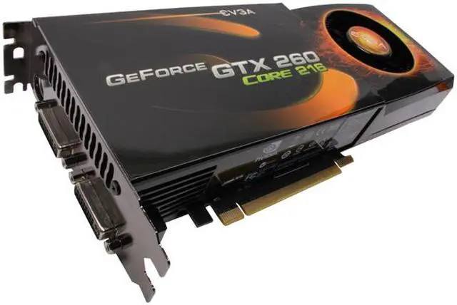 Main image of EVGA 896-P3-1265-AR GeForce GTX 260  Core 216 896MB 448-bit GDDR3 PCI Express 2.0 x16 HDCP Ready SLI Supported Video Card