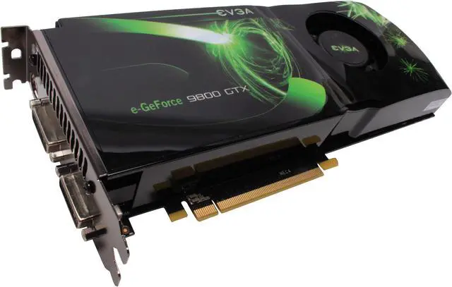 Main image of EVGA GeForce 9800 GTX(G92) 512MB GDDR3 PCI Express 2.0 x16 SLI Support Graphics Card 512-P3-N871-RX