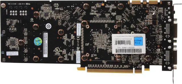 Alt view image 4 of 6 - EVGA GeForce 9800 GTX(G92) 512MB GDDR3 PCI Express 2.0 x16 SLI Support Graphics Card 512-P3-N871-RX