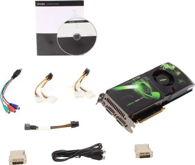 Alt view image 6 of 6 - EVGA GeForce 9800 GTX(G92) 512MB GDDR3 PCI Express 2.0 x16 SLI Support Graphics Card 512-P3-N871-RX