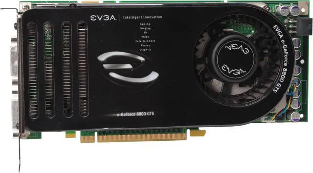 Alt view image 3 of 6 - EVGA 640-P2-N829-CR GeForce 8800 GTS SSC Edition 640MB 320-bit GDDR3 PCI Express x16 HDCP Ready SLI Supported Video Card