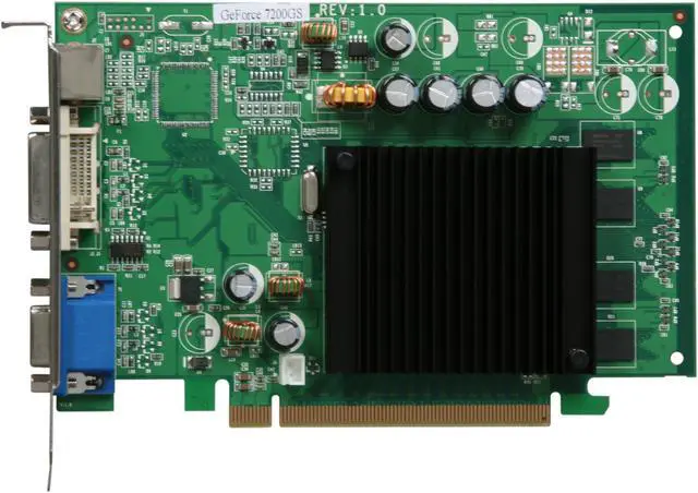 Alt view image 3 of 5 - EVGA GeForce 7200GS 512MB GDDR2 PCI Express x16 Graphics Card 512-P2-N430-LR