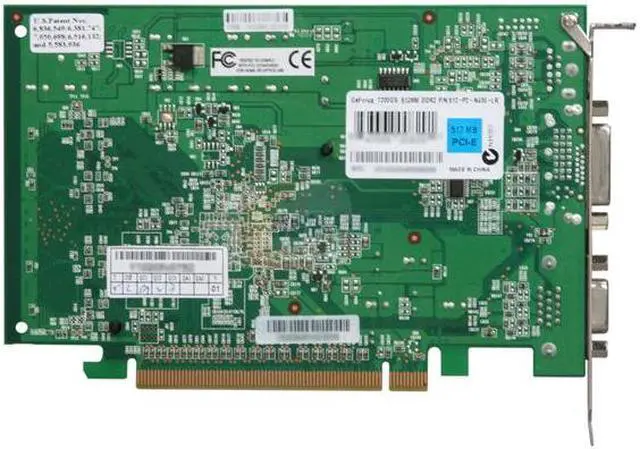 Alt view image 4 of 5 - EVGA GeForce 7200GS 512MB GDDR2 PCI Express x16 Graphics Card 512-P2-N430-LR