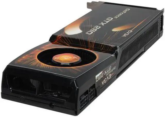 Alt view image 5 of 5 - EVGA GeForce GTX 280 1GB GDDR3 PCI Express 2.0 x16 SLI Support Graphics Card 01G-P3-1280-RX