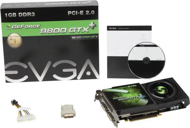 Alt view image 6 of 6 - EVGA GeForce 9800 GTX+ 1GB GDDR3 PCI Express 2.0 x16 SLI Support Graphics Card 01G-P3-N880-AR
