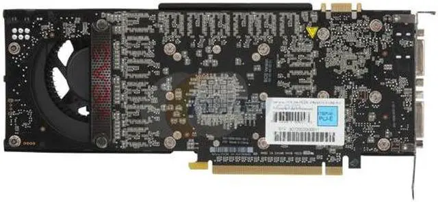 Alt view image 4 of 6 - EVGA 017-P3-1292-AR GeForce GTX 295 Plus 1792MB 896 (448 x 2)-bit GDDR3 PCI Express 2.0 x16 HDCP Ready SLI Supported Video Card