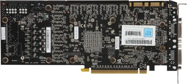 Alt view image 4 of 6 - EVGA GeForce GTX 285 1GB GDDR3 PCI Express 2.0 x16 SLI Support Graphics Card 01G-P3-1281-AR