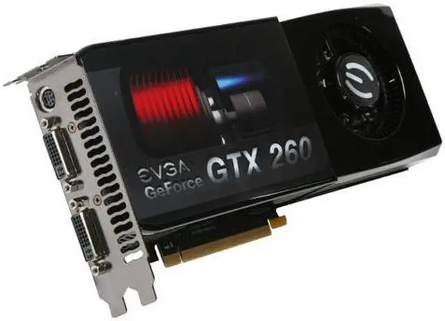 Main image of EVGA 896-P3-1257-A1 GeForce GTX 260 Core 216 Superclocked Edition 896MB 448-bit GDDR3 PCI Express 2.0 x16 HDCP Ready SLI Supported Video Card