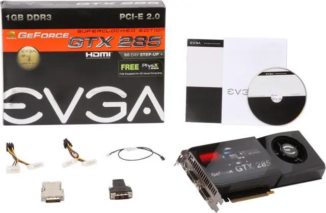 Alt view image 6 of 6 - EVGA 01G-P3-1285-AR GeForce GTX 285 SC Edition 1GB 512-bit GDDR3 PCI Express 2.0 x16 HDCP Ready SLI Supported Video Card