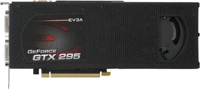 Alt view image 3 of 6 - EVGA GeForce GTX 295 1792MB GDDR3 PCI Express 2.0 x16 SLI Support Graphics Card 017-P3-1291-AR