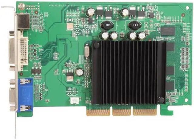 Alt view image 3 of 5 - EVGA GeForce 6200 512MB GDDR2 AGP 8X Graphics Card 512-A8-N403-LR