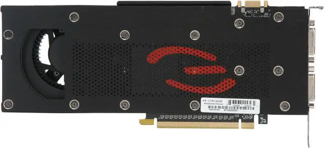 Alt view image 4 of 6 - EVGA GeForce GTX 295 1792MB GDDR3 PCI Express 2.0 x16 SLI Support Graphics Card 017-P3-1293-AR
