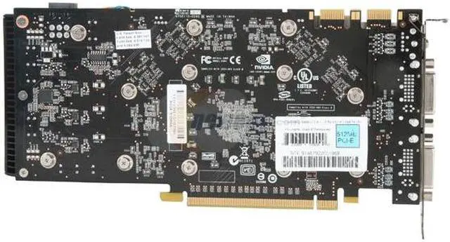 Alt view image 4 of 4 - EVGA GeForce 9800 GTX+ 512MB DDR3 PCI Express 2.0 x16 SLI Support Graphics Card 512-P3-N879-TR