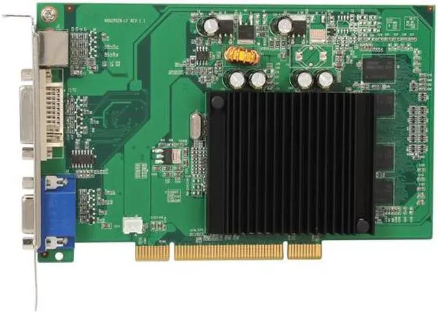 Alt view image 3 of 5 - EVGA 256-P1-N400-LR GeForce 6200 256MB 64-Bit GDDR2 PCI Video Card
