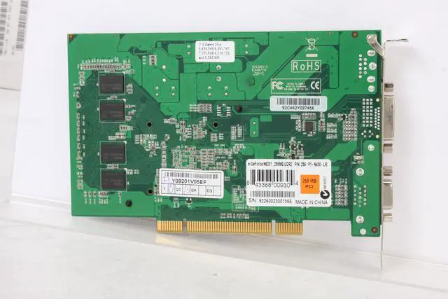 Alt view image 4 of 5 - EVGA 256-P1-N400-LR GeForce 6200 256MB 64-Bit GDDR2 PCI Video Card