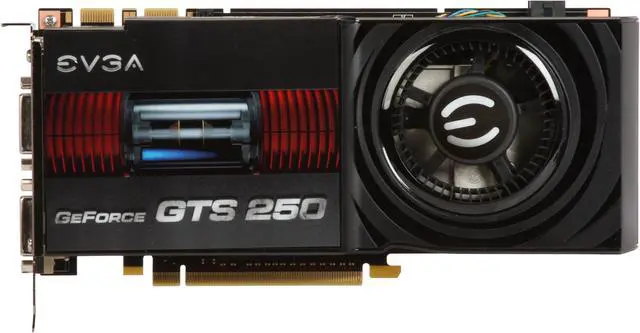 Alt view image 3 of 6 - EVGA GeForce GTS 250 1GB GDDR3 PCI Express 2.0 x16 SLI Support Graphics Card 01G-P3-1155-TR