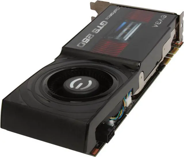 Alt view image 5 of 6 - EVGA GeForce GTS 250 1GB GDDR3 PCI Express 2.0 x16 SLI Support Graphics Card 01G-P3-1155-TR