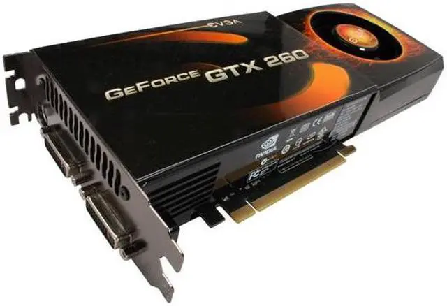 Main image of EVGA GeForce GTX 260 896MB GDDR3 PCI Express 2.0 x16 SLI Support Graphics Card 896-P3-1262-TR