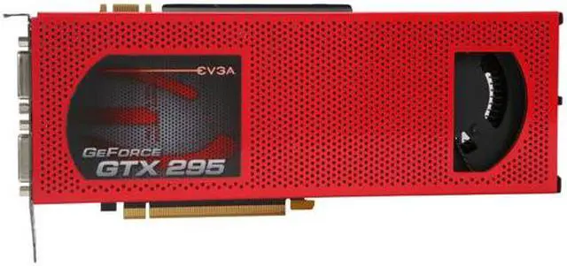 Alt view image 3 of 6 - EVGA GeForce GTX 295 1792MB GDDR3 PCI Express 2.0 x16 SLI Support Graphics Card 017-P3-1294-AR