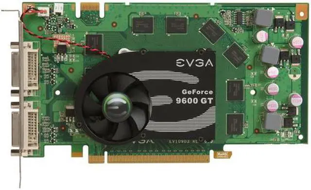 Alt view image 3 of 5 - EVGA 512-P3-N856-LR GeForce 9600 GT Low Power 512MB 256-bit DDR3 PCI Express 2.0 x16 HDCP Ready SLI Supported Video Card
