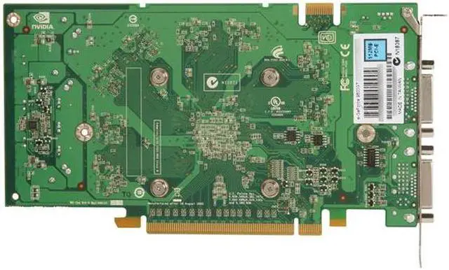 Alt view image 4 of 5 - EVGA 512-P3-N856-LR GeForce 9600 GT Low Power 512MB 256-bit DDR3 PCI Express 2.0 x16 HDCP Ready SLI Supported Video Card