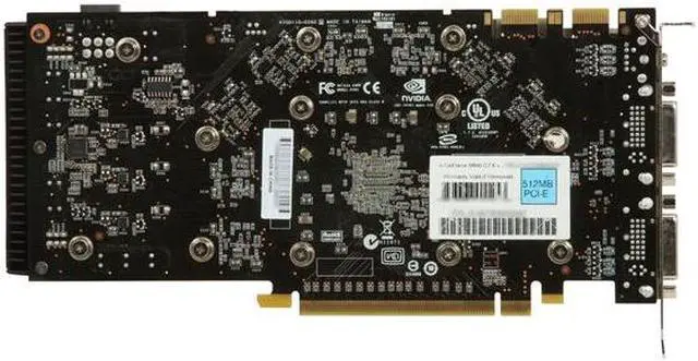 Alt view image 4 of 5 - EVGA GeForce 9800 GTX+ 512MB GDDR3 PCI Express 2.0 x16 SLI Support Graphics Card 512-P3-N879-RX