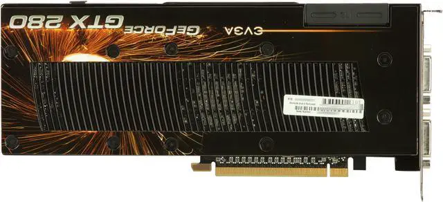 Alt view image 3 of 4 - EVGA GeForce GTX 280 1GB GDDR3 PCI Express 2.0 x16 SLI Support Graphics Card 01G-P3-1280-TR