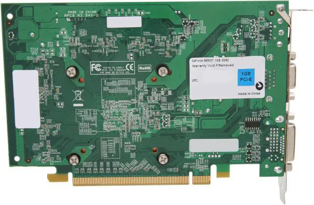 Alt view image 4 of 6 - EVGA GeForce 9500 GT 1GB DDR2 PCI Express 2.0 x16 Graphics Card 01G-P3-N958-LR