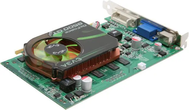 Alt view image 5 of 6 - EVGA GeForce 9500 GT 1GB DDR2 PCI Express 2.0 x16 Graphics Card 01G-P3-N958-LR