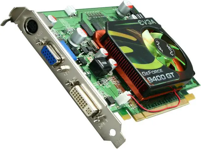 Main image of EVGA GeForce 9400 GT 1GB DDR2 PCI Express 2.0 x16 Graphics Card 01G-P3-N943-LR