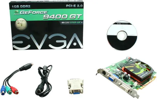 Alt view image 5 of 5 - EVGA GeForce 9400 GT 1GB DDR2 PCI Express 2.0 x16 Graphics Card 01G-P3-N943-LR