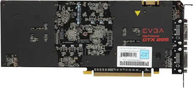 Alt view image 4 of 6 - EVGA GeForce GTX 295 1792MB DDR3 PCI Express 2.0 x16 SLI Support Graphics Card 017-P3-1295-AR CO-OP Edition