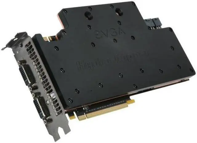 Alt view image 2 of 4 - EVGA GeForce GTX 295 1792MB DDR3 PCI Express 2.0 x16 SLI Support Graphics Card 017-P3-1297-AR CO-OP Hydro Copper - OEM