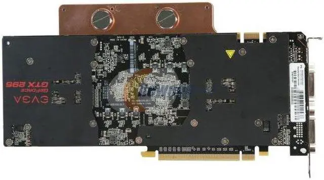 Alt view image 4 of 4 - EVGA GeForce GTX 295 1792MB DDR3 PCI Express 2.0 x16 SLI Support Graphics Card 017-P3-1297-AR CO-OP Hydro Copper - OEM