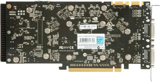 Alt view image 4 of 5 - EVGA GeForce GTS 250 512MB DDR3 PCI Express 2.0 x16 SLI Support Graphics Card 512-P3-1153-TR