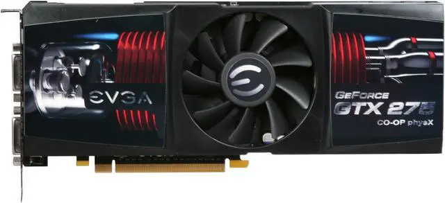 Alt view image 3 of 6 - EVGA 012-P3-1178-TR GeForce GTX 275 CO-OP PhysX Edition 1280MB 448+192-bit GDDR3 PCI Express 2.0 x16 HDCP Ready SLI Supported Video Card