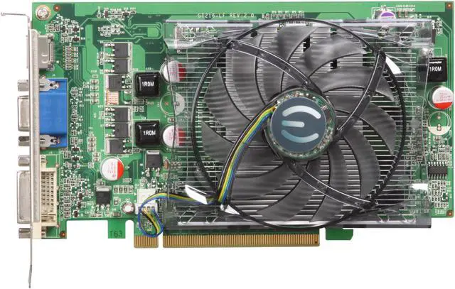 Alt view image 3 of 5 - EVGA GeForce GT 240 1GB DDR3 PCI Express 2.0 x16 Graphics Card 01G-P3-1235-LR