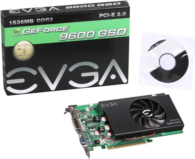 Alt view image 5 of 5 - EVGA GeForce 9600 GSO 1536MB DDR2 PCI Express 2.0 x16 Graphics Card 015-P3-N969-LR