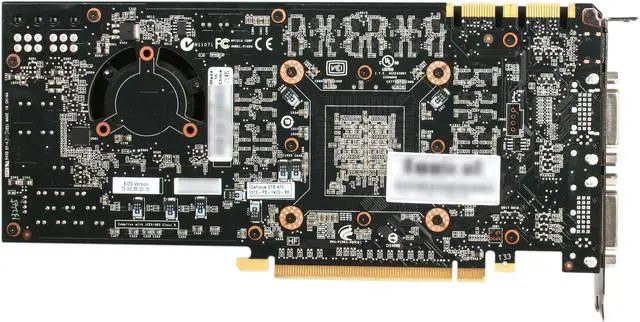 Alt view image 4 of 6 - EVGA GeForce GTX 470 (Fermi) 1280MB GDDR5 PCI Express 2.0 x16 SLI Support Graphics Card 012-P3-1470-AR