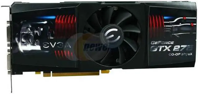 Alt view image 3 of 6 - EVGA GeForce GTX 275 CO-OP PhysX Edition
